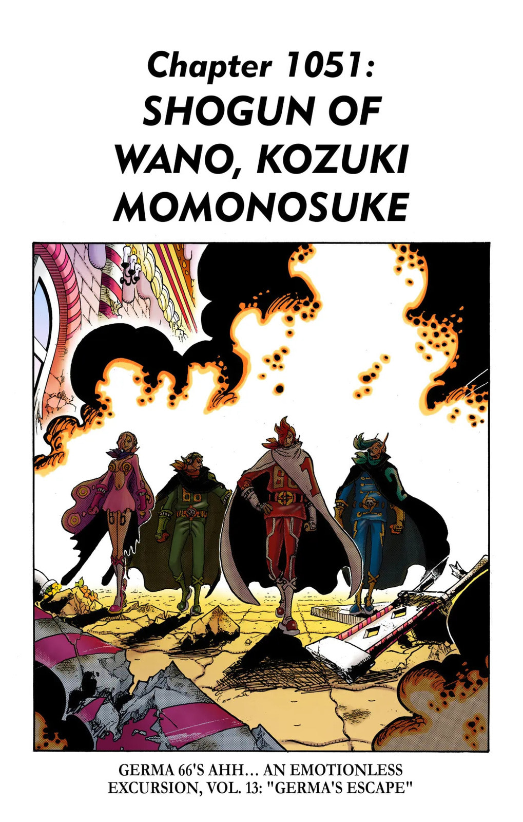 One Piece Digital Colored Chapter 1051 image 01